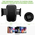 thumbnail image 5 of Cellet 2-in-1 Extra Strength Magnetic Air Vent Mount with Detachable Cradle, 5 of 10