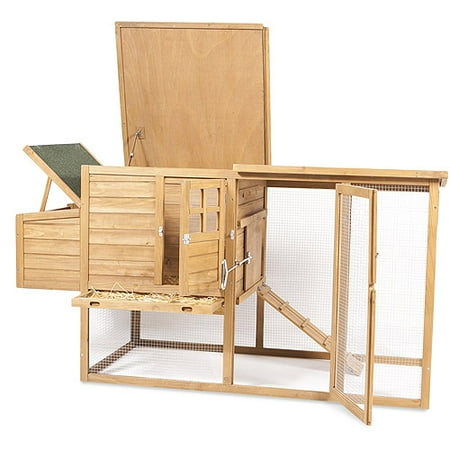 Flat Top Roof - Aspen Pet 43103 Flat Roof Chicken Coup