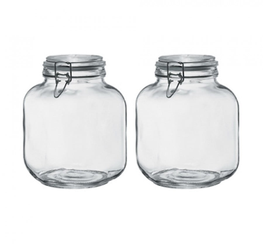Hermetic Glass Storage Jars Made In Italy Glass Designs