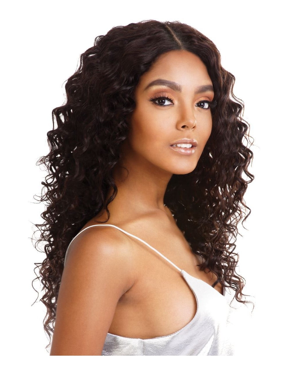 Pristine Brazilian Virgin Remy 100% Human Hair Bundle Extension NEON DEEP WAVE 24" (NATURAL BLACK)