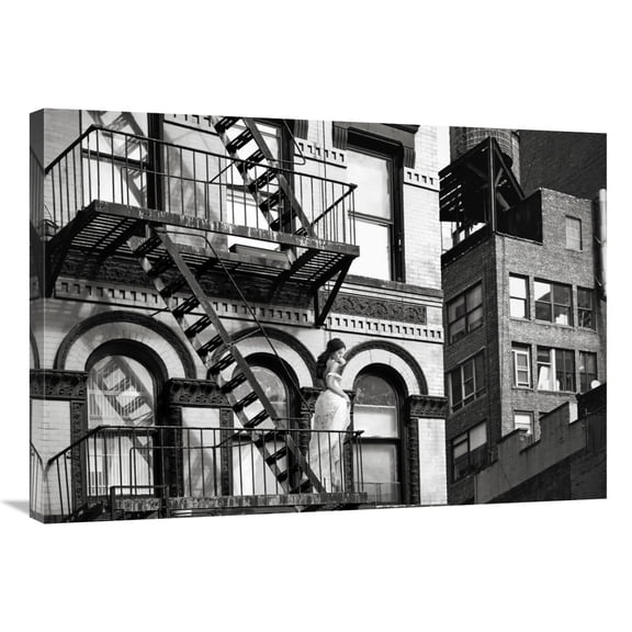 Global Gallery's 'TriBeCa Beauty, NYC' by Lauren Julian Stretched Canvas Wall Art