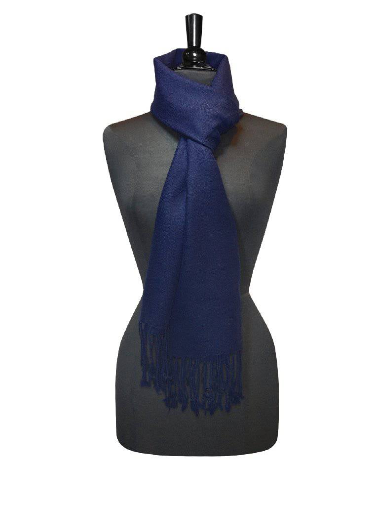 navy wool shawl