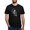 Black, variant on - Sitting And Holding A Steaming Cup Of Coffee Men's Deluxe T Shirt - Mens Tri-blend T-Shirt