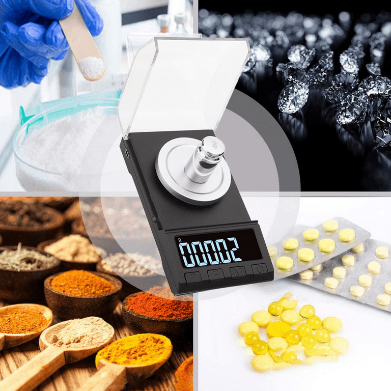Digital Milligram Scale with Calibration Weights, Scoop, Powder Pan and  Tweezers $24.99, FREE FOR  USA PRODUCT TESTERS, DM Me If You Are  Interested : r/ReviewClub