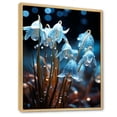 thumbnail image 2 of Designart "Snowdrop Winter Photography II" Snowdrops Floater Framed Canvas Wall Art, 2 of 5