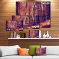 thumbnail image 3 of Bois Épais dans Forêt d'Automne Colorée - Art Moderne sur Toile, 3 of 4