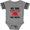 Football Heather and Smoke, variant on Inktastic Oma Loves Me Grandson Boys or Girls Baby Bodysuit