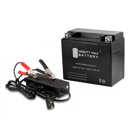12v Fence Charger - YTX12-BS Replaces Kawasaki ER650C ER-6N 2009-2012 + 12V 2Amp Charger