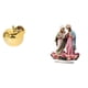 thumbnail image 1 of Colección De Figuras De Cerámica Con Esculturas De Frutas Y Decoración De Escritorio De Acrílico 2D, Adorno Artesanal único Para El Hogar, La Oficina, Las Vacaciones, La Mesa Y La Chimenea., 1 of 8