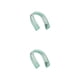 thumbnail image 1 of Naiovety Ventilador de cuello colgante USB portátil Mini pantalla digital Dispositivo de enfriamiento Al aire libre Interior Hogar Escuela Verde 2Conjunto, 1 of 6