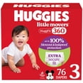 thumbnail image 1 of Pañales para Bebé Huggies Little Movers HuggFit Talla 3, 76 unidades, 1 of 9