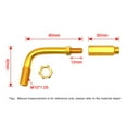 thumbnail image 3 of Motorcycle 90-degree Accelerator Throttle Cable Adjuster M10 Adjustable Throttle Cable Connector Accessories, 3 of 9