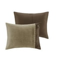 thumbnail image 4 of 7 Piece Faux Suede Comforter Set Brown Cal King, 4 of 9