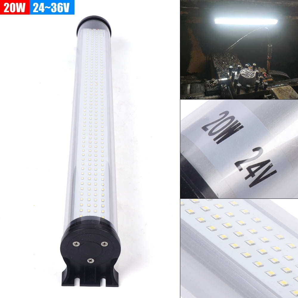 Waterproof LED CNC Machine Tool Light Workshop Milling Lathe Lamp 20W 24V~36V 
