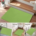 thumbnail image 6 of Fruit Green Area Rugs 2x3 for Living Room, Farmhouse Solid Green Color Modern Art Non Slip Washable Rug Runner, Low Pile Indoor Floor Carpet Mat Bathroom Rugs for Bedroom, Kids Room, 6 of 9
