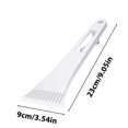 thumbnail image 2 of Luckky 1 Pack Ice Scraper for Car Windshield, 10 Inch Window Ice Scraper to Remove Snow, Frost, and Ice, Durable Ice Scraper for Cars Trucks SUV Window, 3.5×9 Inches (White), 2 of 9
