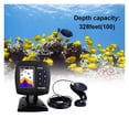 thumbnail image 7 of FF918CS-T Color Screen Wired Fish Finder with Dual Frequency, 328ft/100m Depth for Boat, 7 of 7