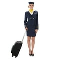 thumbnail image 2 of Flight Attendant Costume For Women, 2 of 4