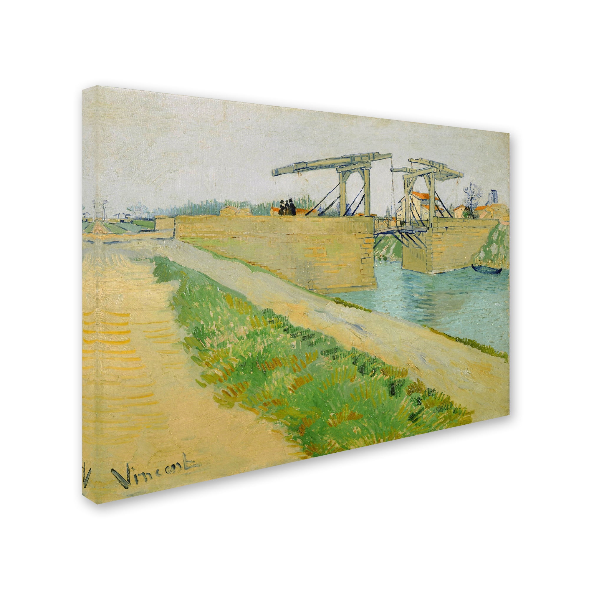 Trademark Fine Art 'The Langlois Bridge' Canvas Art by Van Gogh