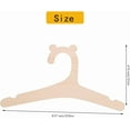 thumbnail image 4 of Newborn Hangers for Baby Clothes,Baby Children Wooden Hangers for Clothes Hangers - 30 Pcs Set (9 inches), 4 of 9
