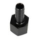 thumbnail image 3 of 6AN Straight Swivel Hose Fitting, Anodized Aluminum, 6AN Female to 3/8' Barb Fitting, Straight Swivel for Oil, Fuel, Liquid, Black, 3 of 4