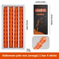 thumbnail image 2 of 4-Pack Gothic Pumpkin Head Bleeding Candles, Long-Stem Decorative Candles With Dripping Wax Effect, Perfect For Spooky Ambiance And Party Decorations, 2 of 7