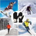 thumbnail image 3 of XINQIHANG Gants d'Hiver à Écran Tactile Gants d'Hiver Mignons avec des Gants de Conduite de Fleurs Femmes par Temps Froid, Gants de Randonnée pour la Course de Conduite Sportive, 3 of 7