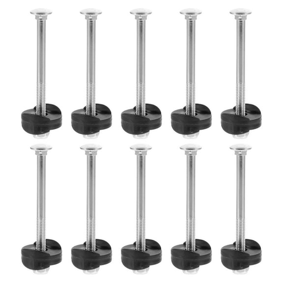Kudiqi 10 Trampoline Bolts Nuts Screws Kids Leg Holder Pole Stakes