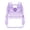 Purple, variant on Sales Today Purple Clear Backpack Transparent Bookbag Patch Front Zipper Pocket Side Mesh Water Bottle Pockets Adjustable Padded Shoulder Straps See Through Backpack for School Concert Sports Travel