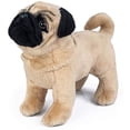 thumbnail image 1 of Cute Simulation Pug Doll Plush Toy Pug Shar Pei Pug Ragdoll Doll Stuffed Doll, 1 of 5