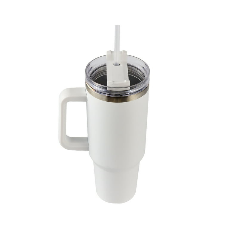 Hello Hobby 40oz Stainless Steel Tumbler with Handle and Lid Straw