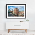 thumbnail image 2 of Illinois Street 02 - Indianapolis Indiana Photography Black Framed Wall Art Print 12 x 18 inches, 2 of 4