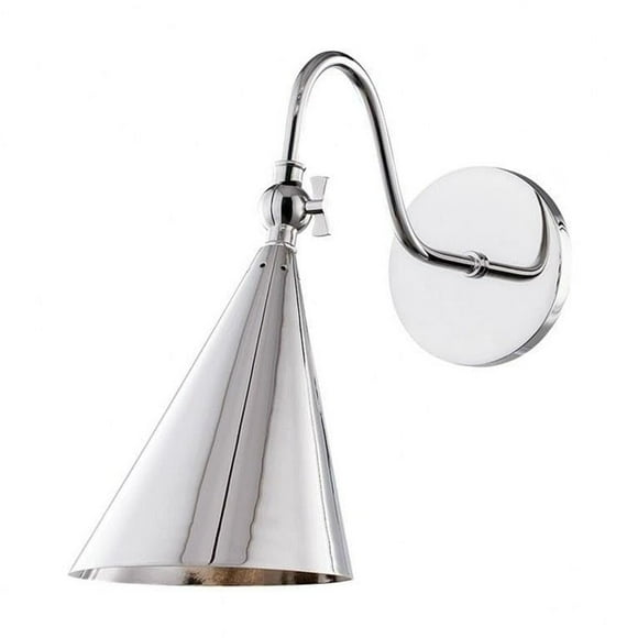 Mitzi H285101-PN Lupe - 1 Light Wall Sconce 12 inches Tall and 6.25 inches Wide - Polished Nickel