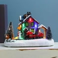 thumbnail image 2 of Casa de Navidad Pueblo Artesanía Ciudad Colección de iluminación Zulema Casa Pueblo, 2 of 8