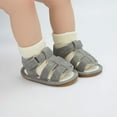 thumbnail image 7 of Isbasic Infant Baby Boys Girls Summer Beach Sandals Breathable Athletic Anti-slip Soft Sole Newborn First Walker Crib Shoes, 7 of 7