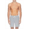 Onia Charles Seersucker Swim Trunks , Gray Violet\white, Size L, MSRP $145