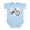 Sky Blue, variant on CafePress - Mountain Bike Body Suit - Baby Light Bodysuit, Size Newborn - 24 Months