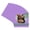 Pansy Purple, variant on Grape Purple Picture Frame Mat for 22x22 Frames - Heart Opening for 18x18 Photos - 25 Mats