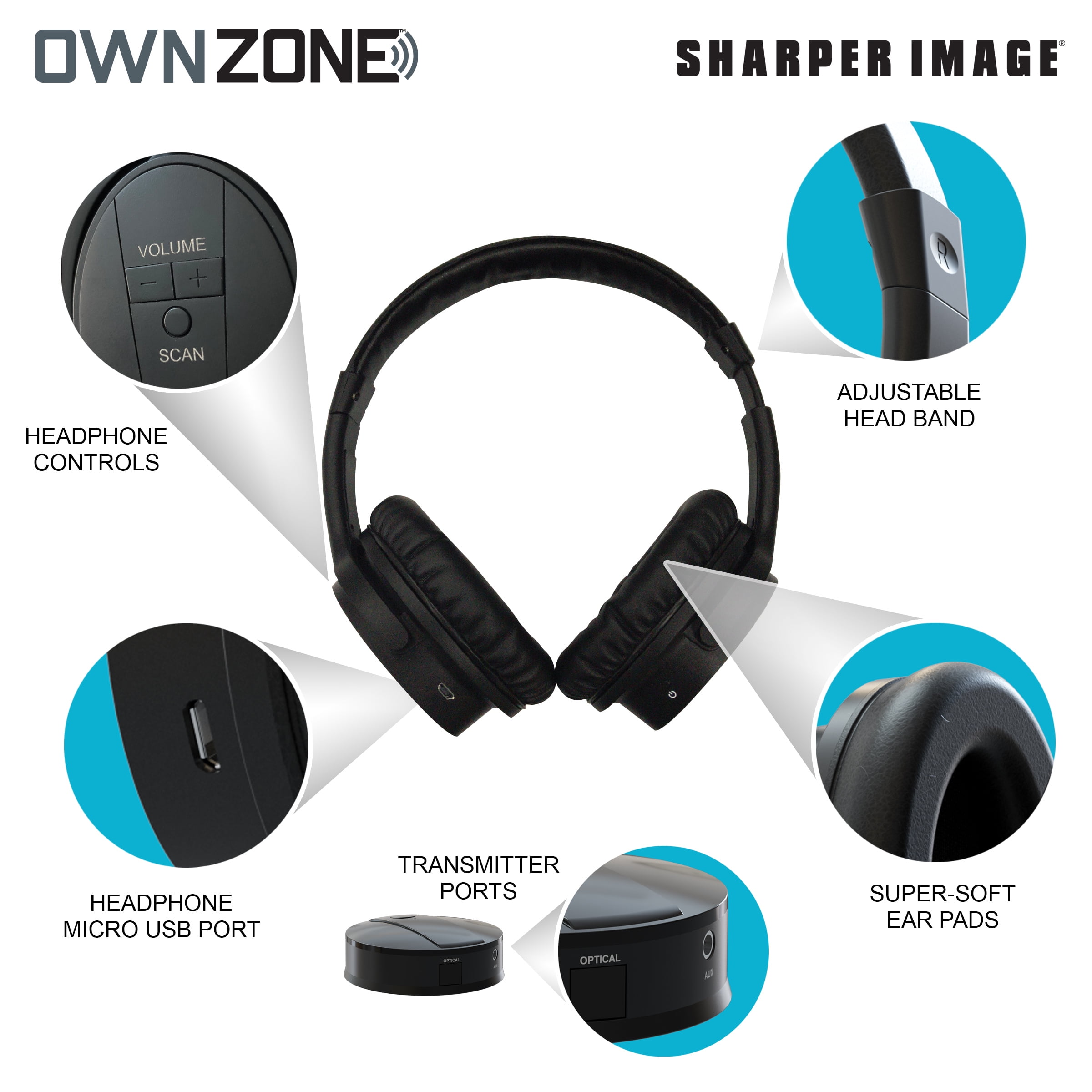 Wireless headphones best sale for tv walmart