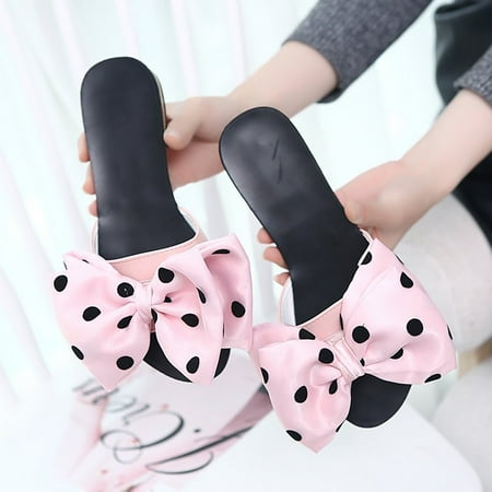 

Summer Savings Clearance 2023!AXXD Cloud Slippers Sandals Bowknot Sandals Comfortable Beach Shoes For Womens Big&Tall New Arrival Size 9