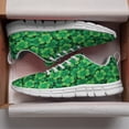 thumbnail image 3 of St Patricks Day Shoes for Women Men Running Sneakers Breathable Casual Sport Tennis Shoes White Size 10.5, 3 of 5