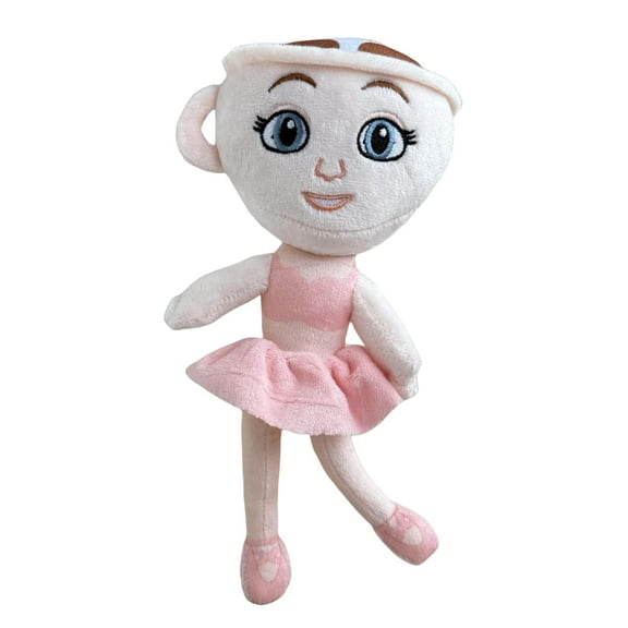 Ballerina Cappuccina Pillow 10in, Italian Brainrot Figurines Stress Relief Home Room Dormitory Decorations Plushies