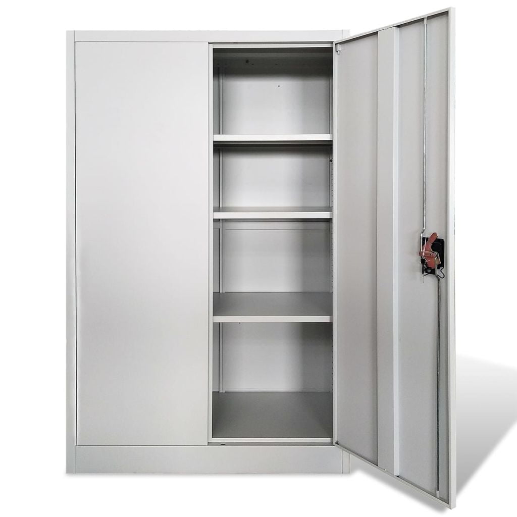 Metal Storage Cabinet, Locking Adjustable Storage Cabinet for Garage Office