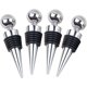 thumbnail image 1 of Tapón para botella de vino – Almacenamiento de vino, tapón de vino reutilizable para bebidas, paquete de 4 tapones de vino de silicona para regalos, bares, fiestas, bodas, 1 of 5