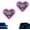 B, variant on Solar Powered Wireless LED Heart Shape C-Pillar Neon Light,2026 New Car LED Ambient Light,Car Led Ambient Light,Auto Day-Charge,Ip65 Waterproof,Switchable Modes,Romantic Car, Outdoor Decor