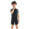 thumbnail image 4 of Summer Leopard Swimming Trunks with Pockets for Men Boys Two Piece Children Swimming Suit, 4 of 4