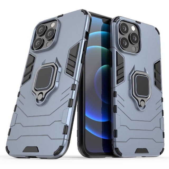 Funda para IPHONE 13 PRO MAX con Soporte Anillo Giratorio 360° y Protección Resistente a Golpes y Caídas
