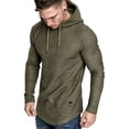 thumbnail image 1 of Playera Manga Larga Hombre Moda Con Capucha Hoodie Casual, 1 of 4