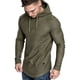 thumbnail image 1 of Playera Manga Larga Hombre Moda Con Capucha Hoodie Casual, 1 of 4
