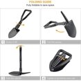 thumbnail image 5 of Mini pala plegable de acero con alto contenido de carbono, mini pala plegable de supervivencia táctica al aire libre, ligera y portátil, herramienta de atrincheramiento, camping, senderismo, exca, 5 of 5